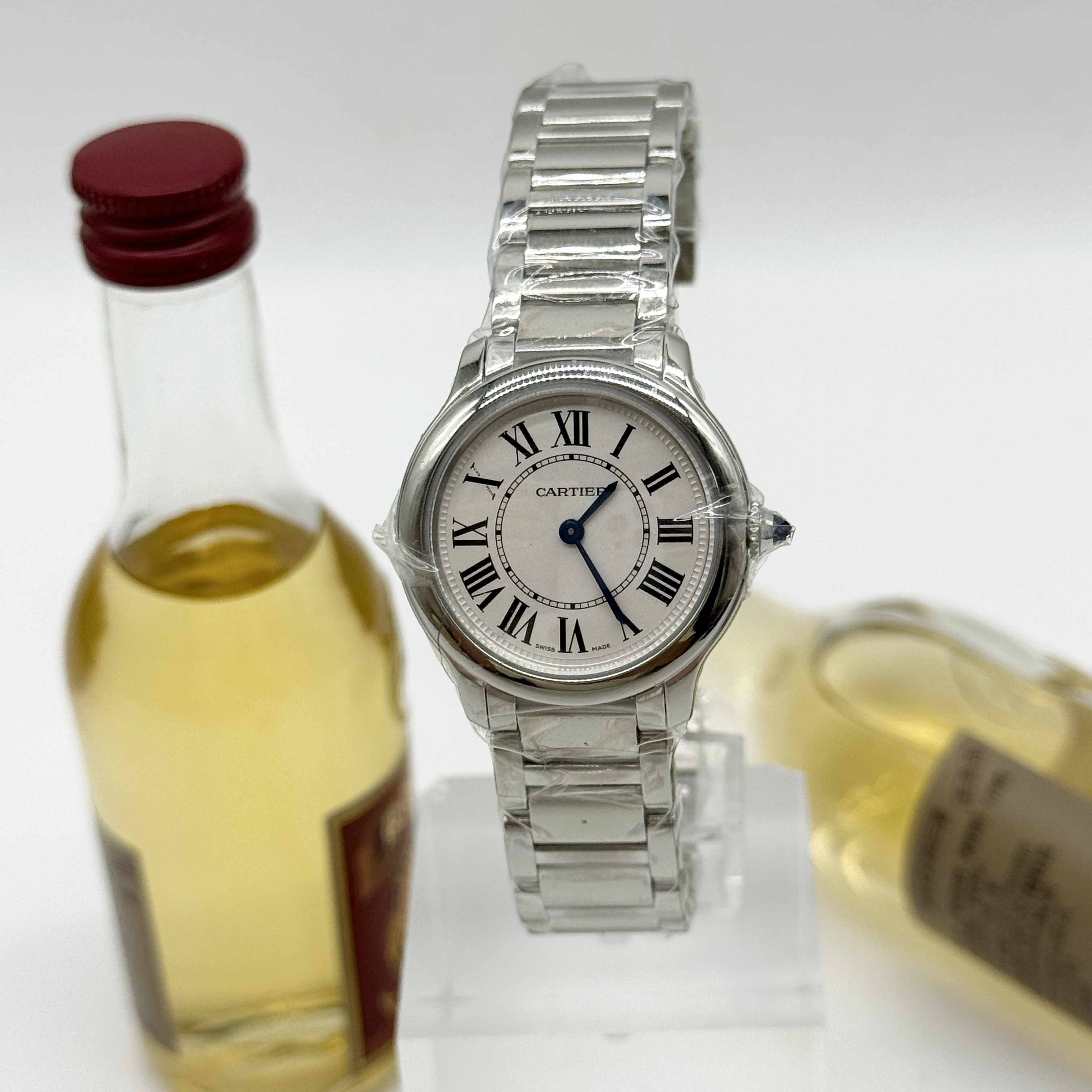 99新 Cartier/卡地亚 伦敦系列 石英机芯 精钢 29mm 24全 26100