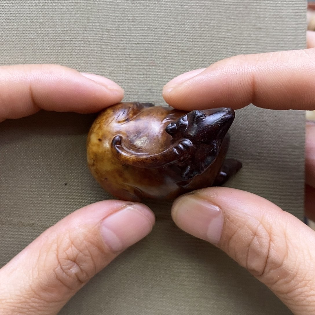 和田玉（糖玉）挂件未镶嵌用****9