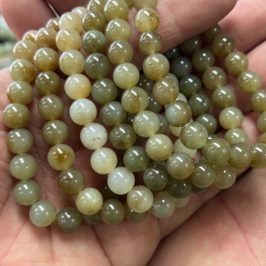 和田玉且末糖手串卡8多样性拍一发一未镶嵌