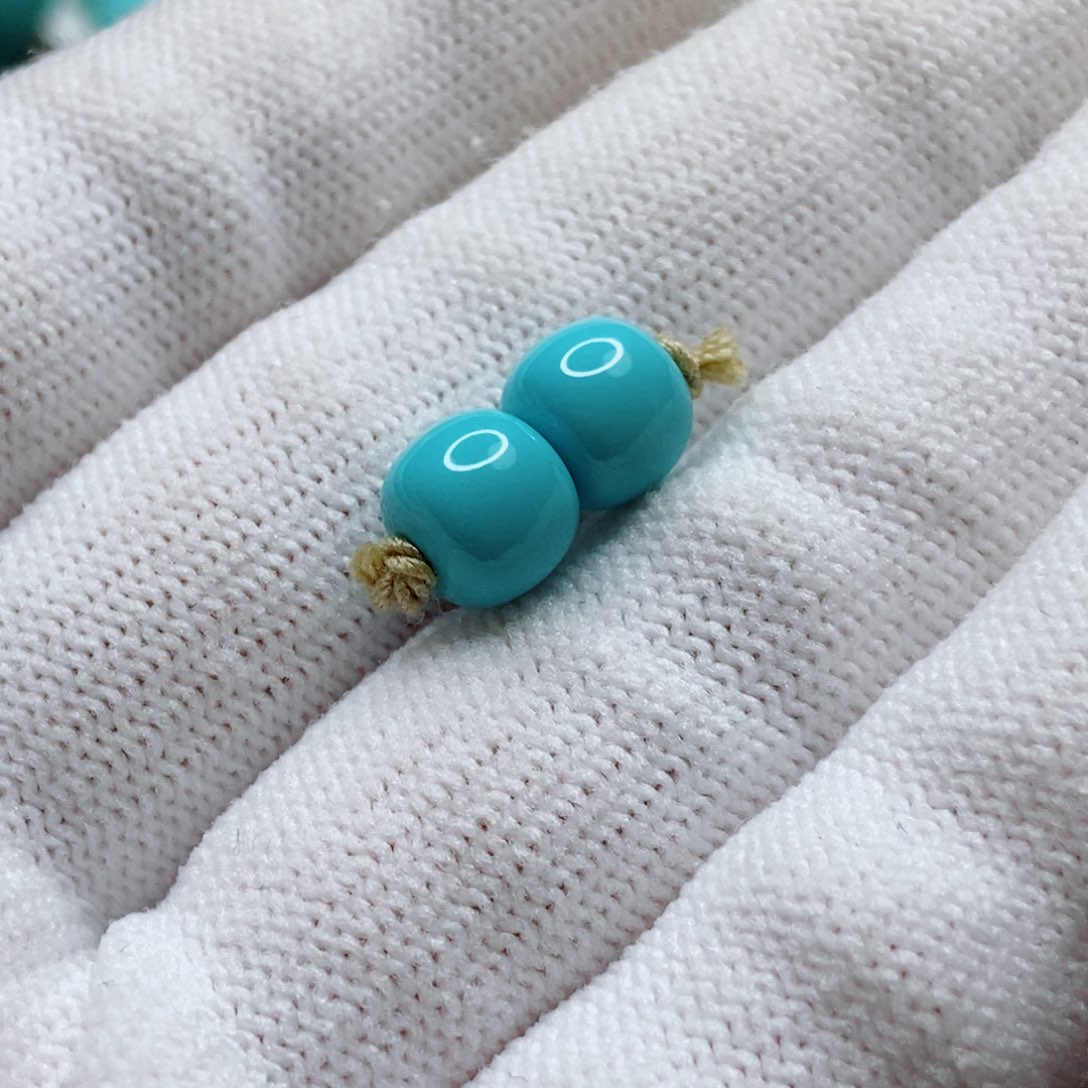 绿松石未镶嵌珠子8mm