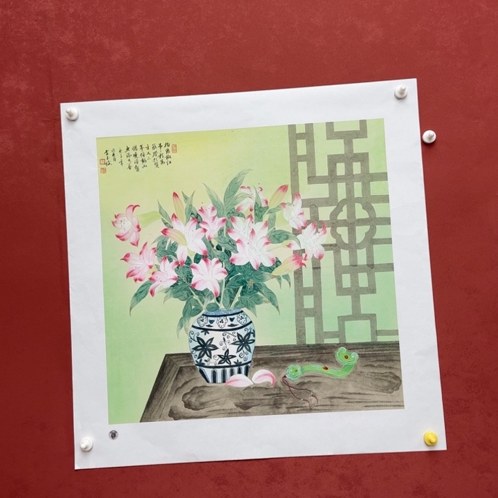 国画书画作品多次参加全国大展