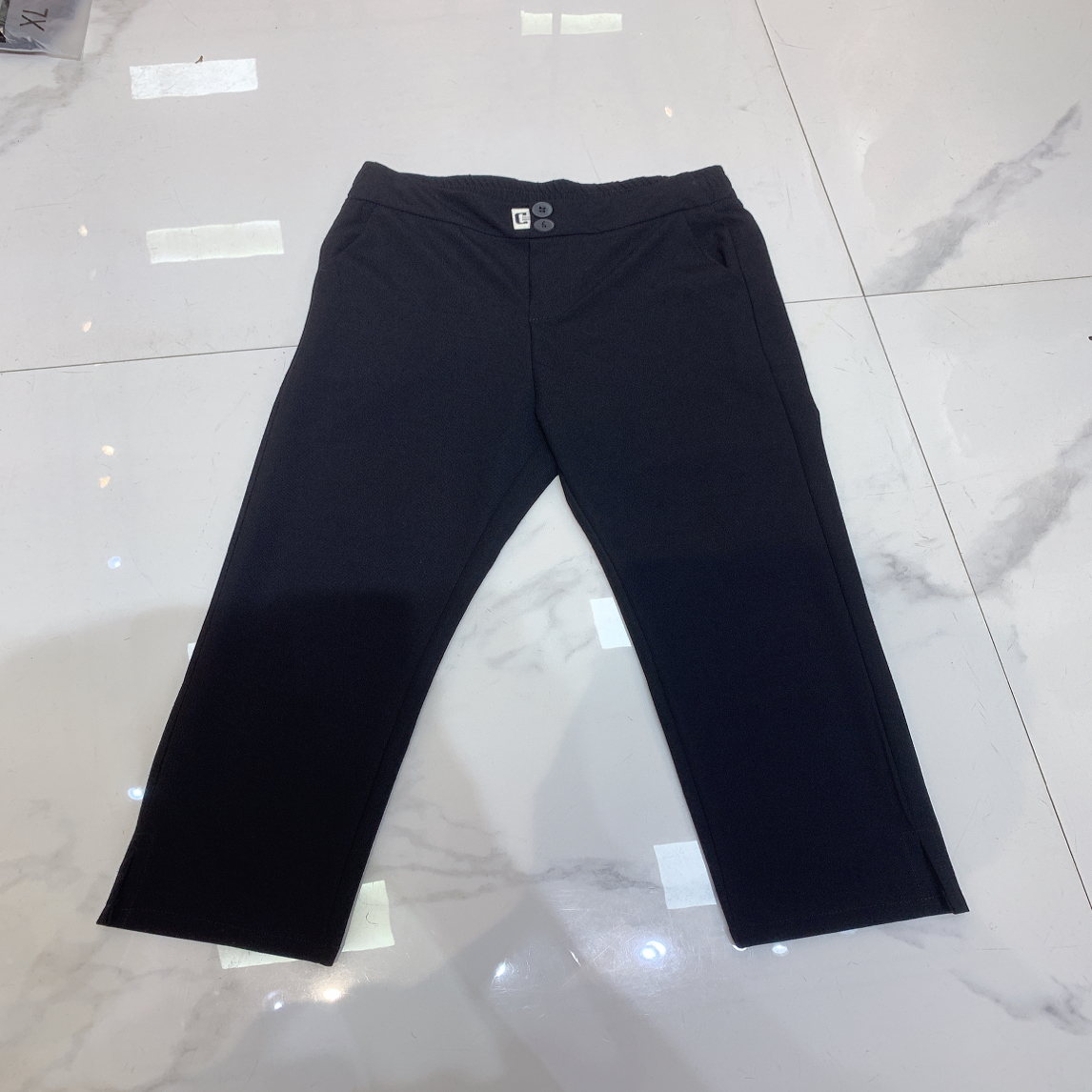 8827小个子时尚百搭减龄八分裤