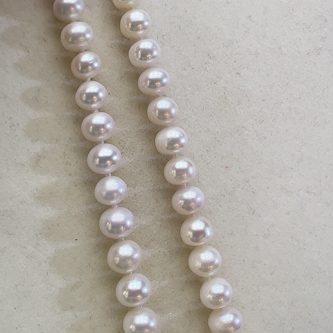 淡水珍珠颈饰未镶嵌➕8冷白