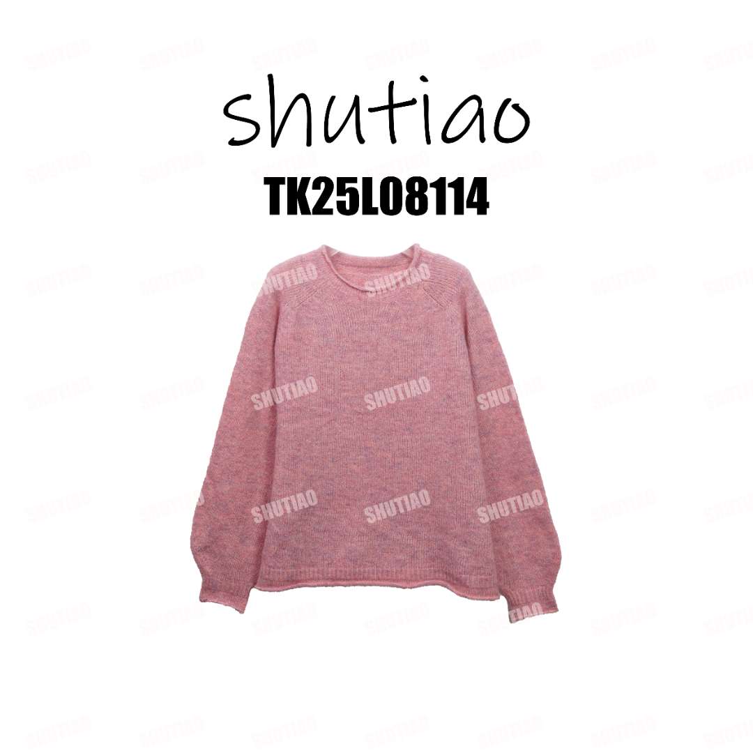 【SHUTIAO】2025冬季：新款小众设计款毛衣TK25L08114