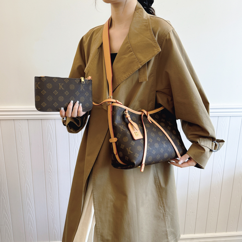 女包新款托特包慵懒风腋下包休闲女士单肩包时尚百搭斜挎包