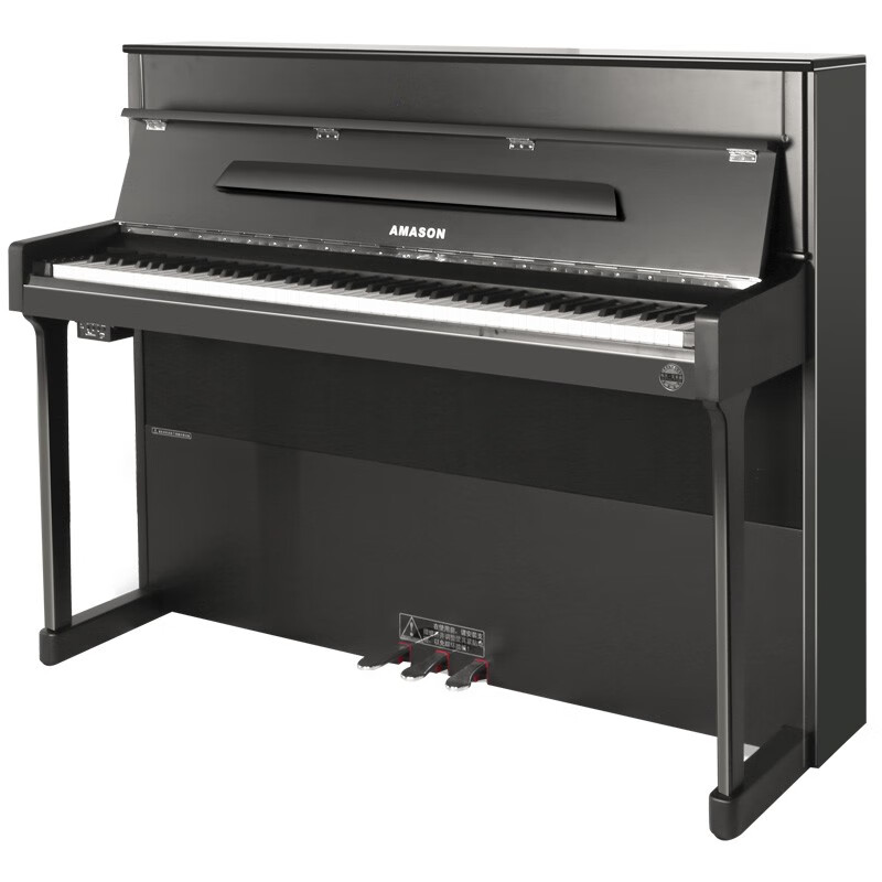 艾茉森珠江钢琴立式电钢琴88键重锤数码电子钢琴高端手感F80
