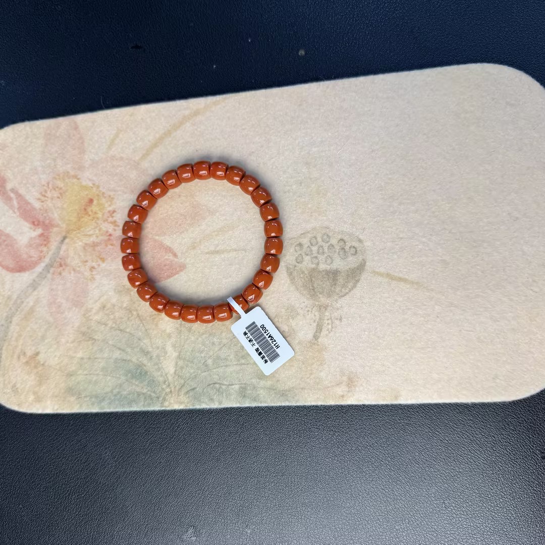 宋雅天然南红玛瑙单圈手串国风设计款H126A1500（多样性发其一）