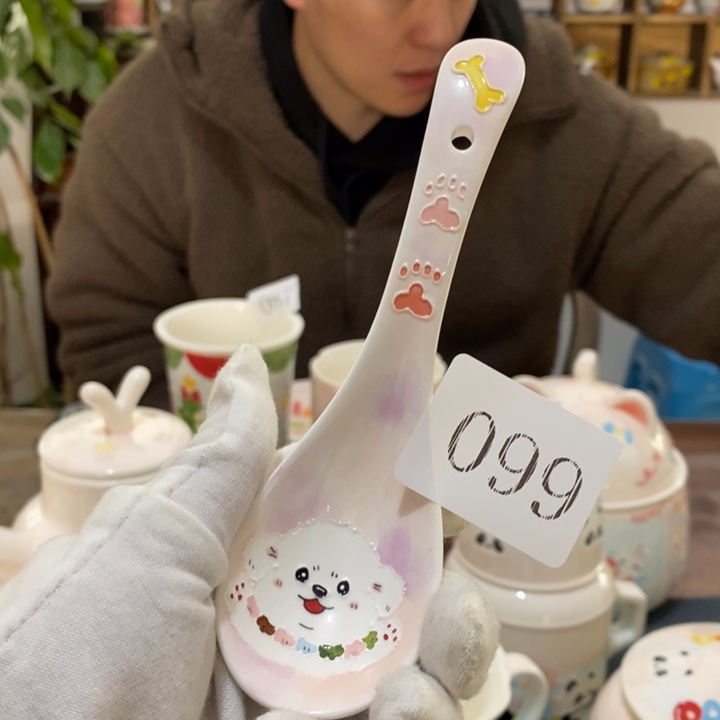 杯景德镇釉下彩手绘