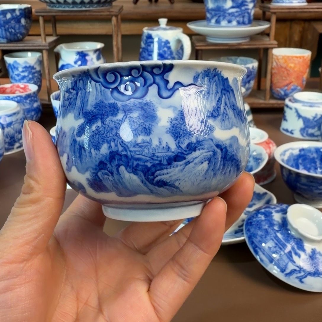 小***蛋景德镇陶瓷手工手绘