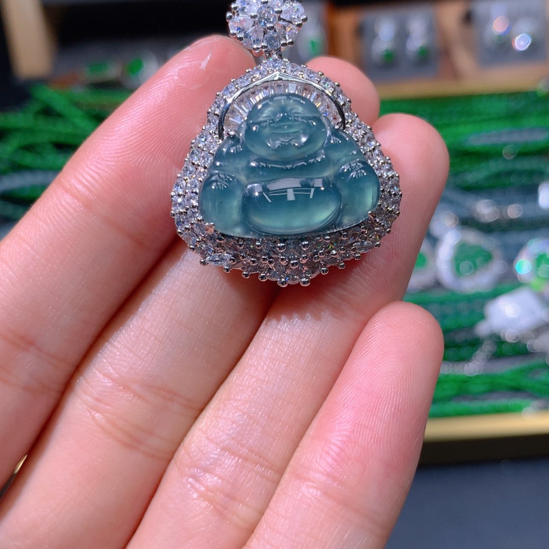 翡翠戒指未镶嵌天然翡翠