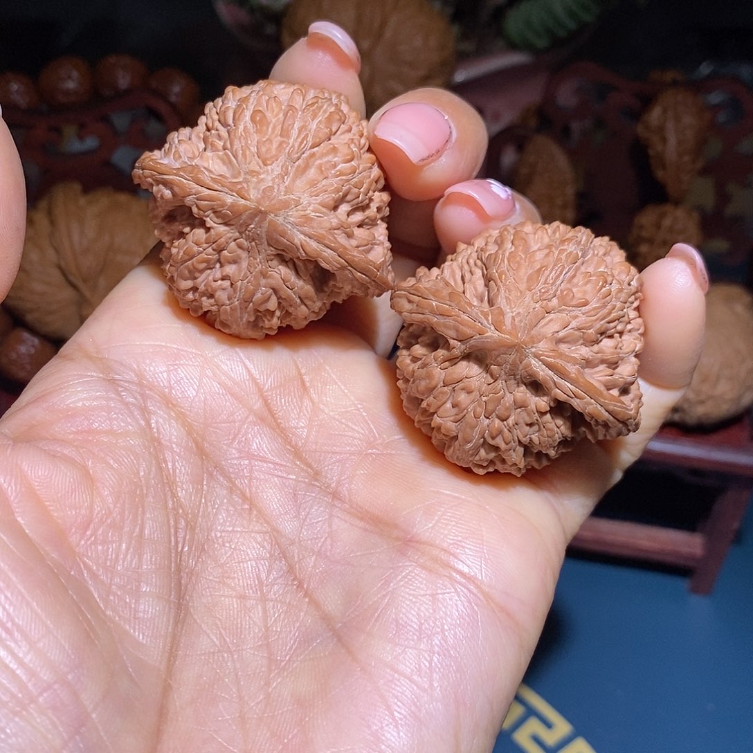 文玩核桃把件40星星全品