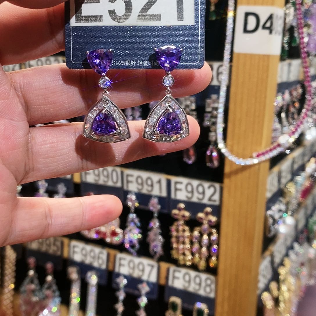 【闪购商品】纯铜925银锆石