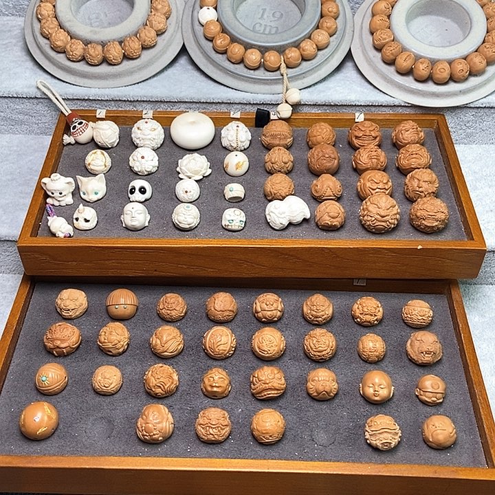 猴头核桃吊坠粥*?阿呆全品单颗