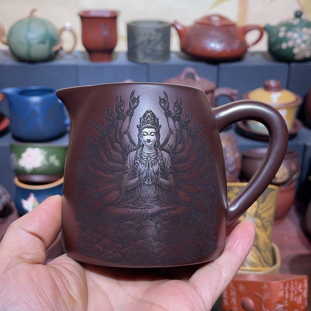 原矿紫砂手工主人杯