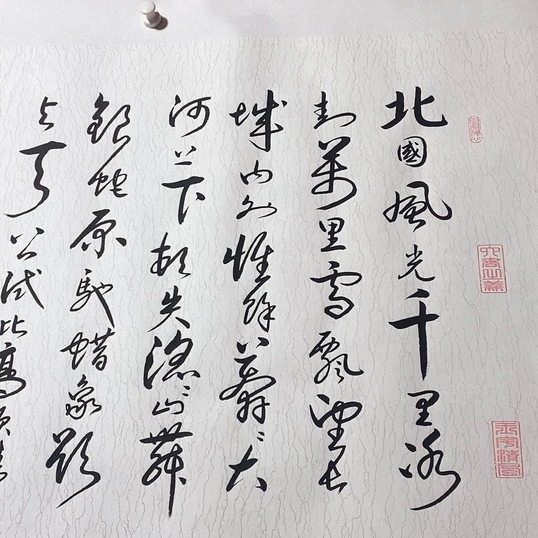 书法北国风光张老师行书138.88