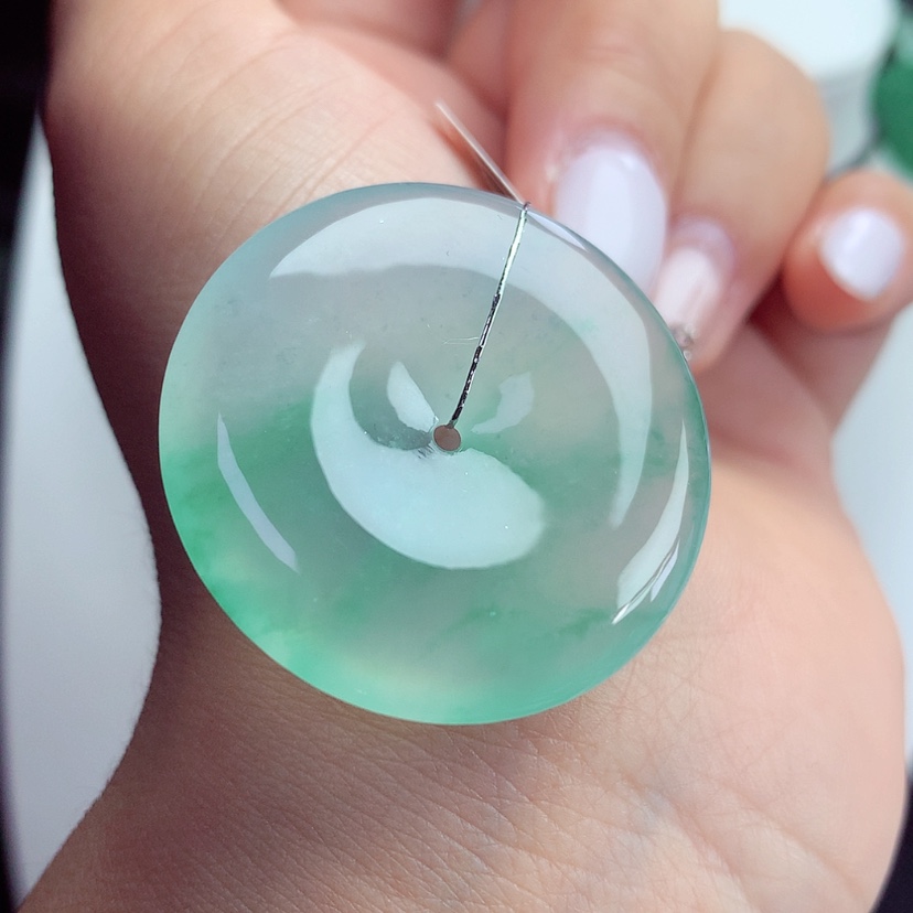 【闪购商品】颈饰未镶嵌翡翠尺寸34.8-6.5