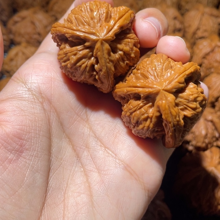 六***雨桃核吊坠小妹三棱