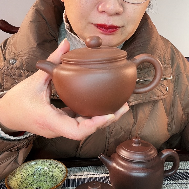 底槽青茶壶作品欣赏