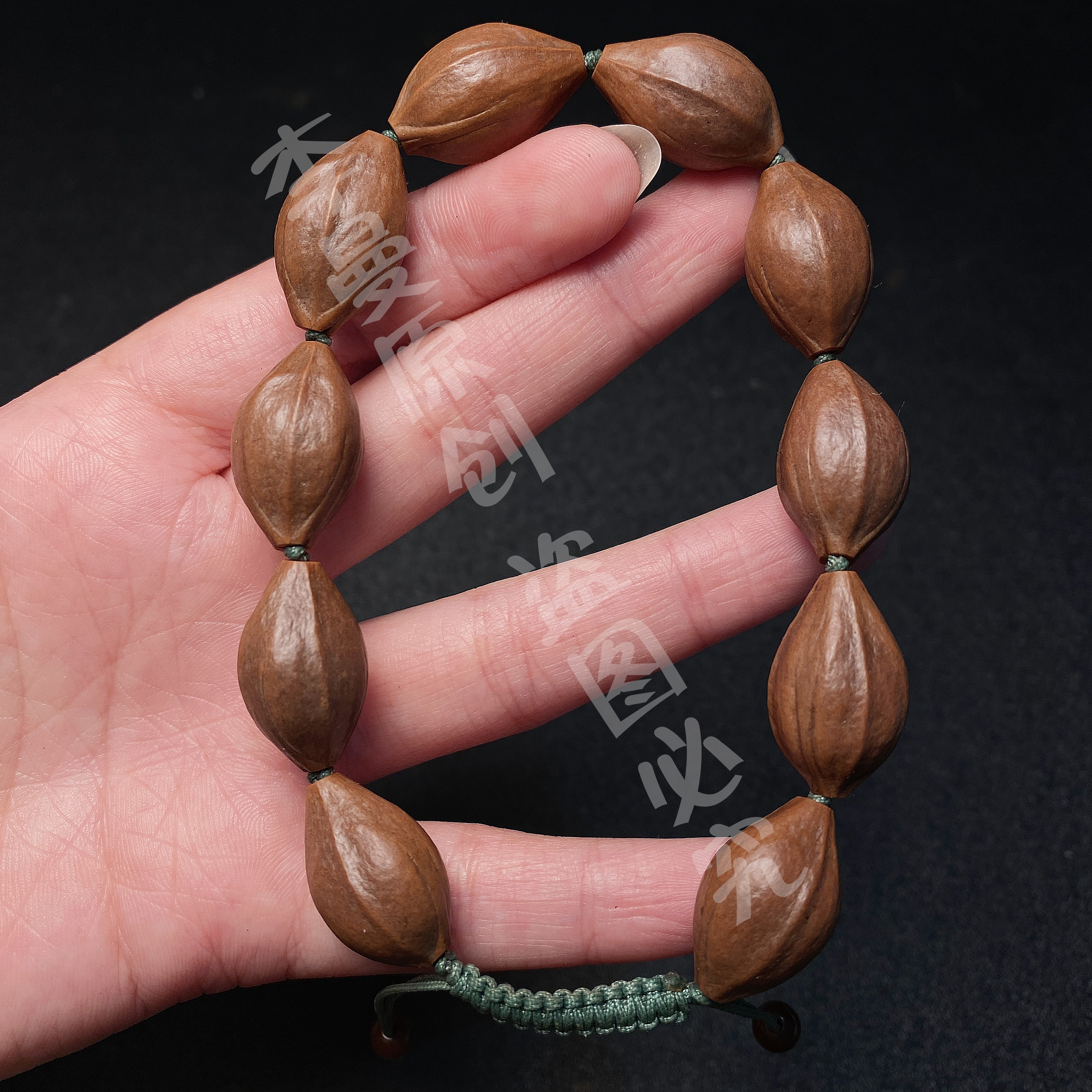 1.3-1.4小素核手串手链橄榄核铁核原料原核工艺品核雕