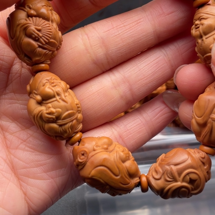 一****橄榄核手串橄榄核