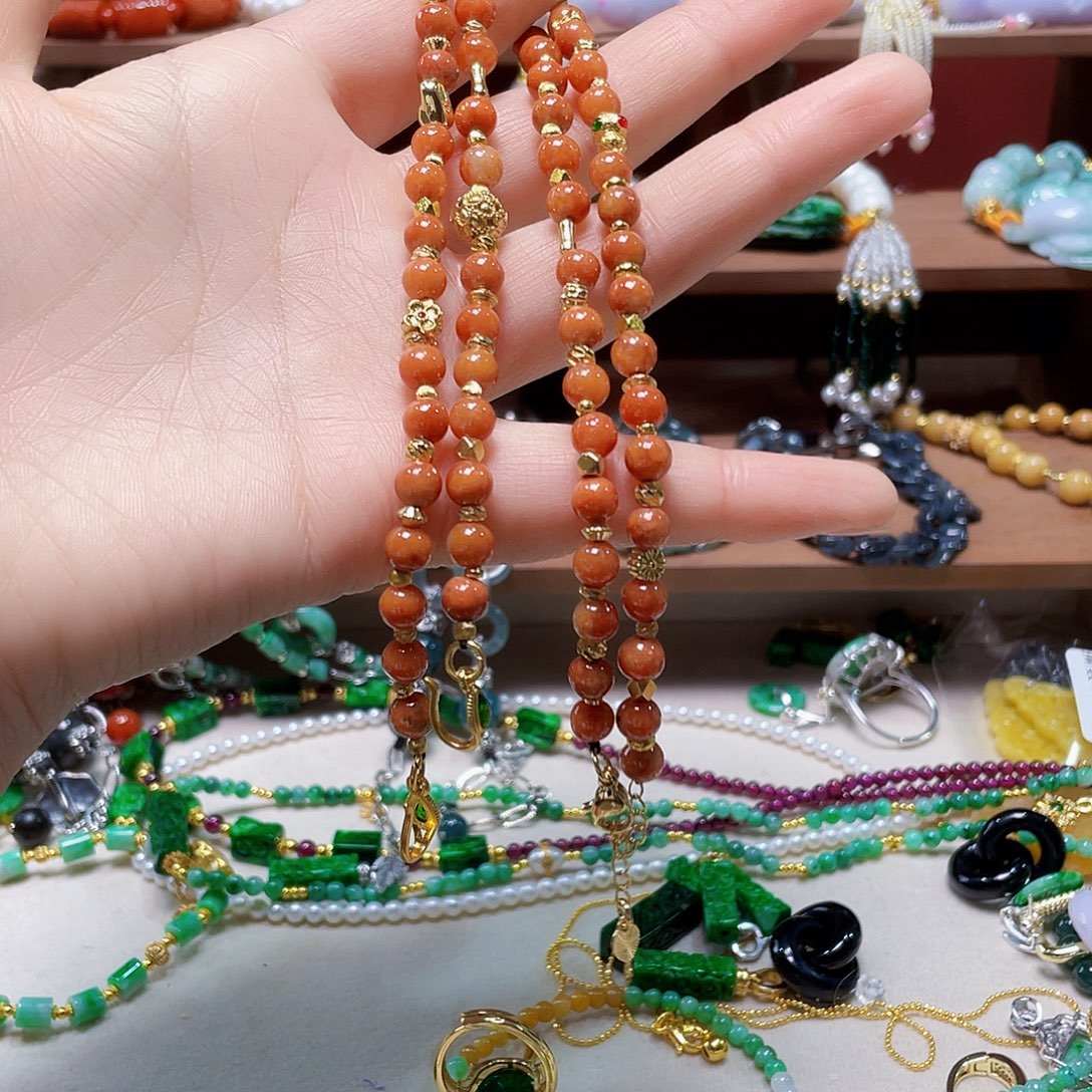 翡翠未镶嵌手链饰品