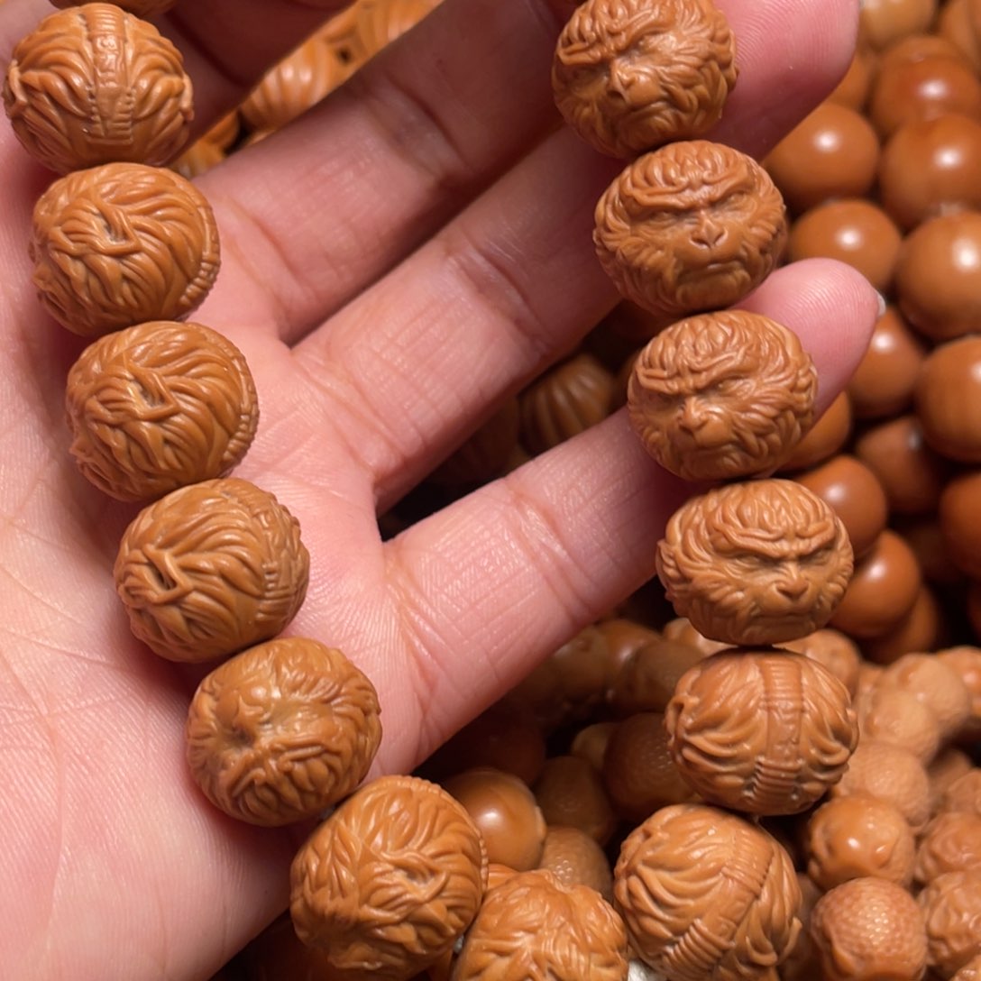 【闪购商品】猴头核桃手串蛙*哈悟空