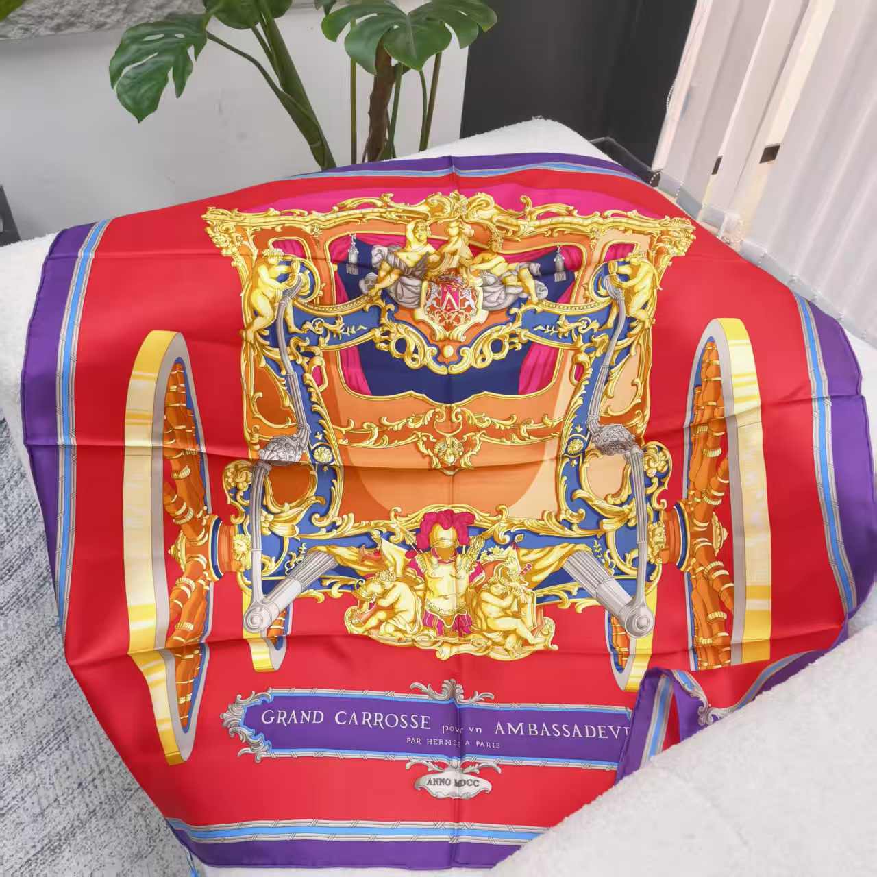 99新 Hermes/爱马仕 海囤J/爱马仕/丝巾/my50923