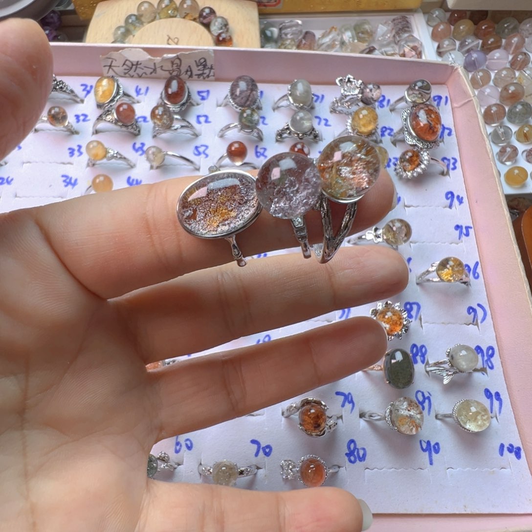 融****水晶手链银S925镶嵌