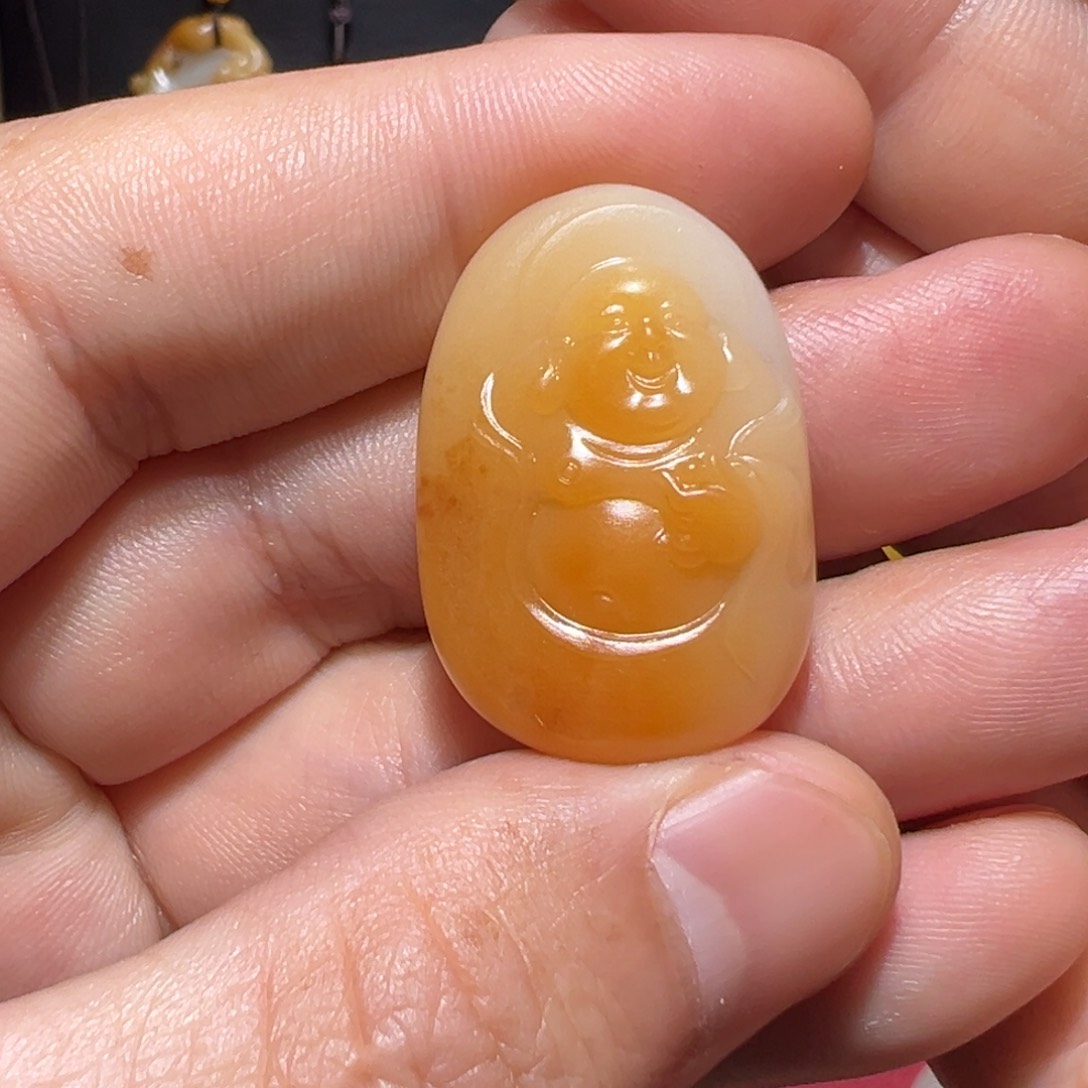 和田玉颈饰未镶嵌梦**真