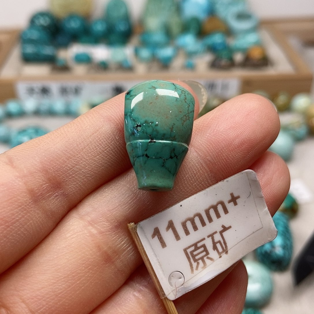 未镶嵌绿松石珠宝半成品