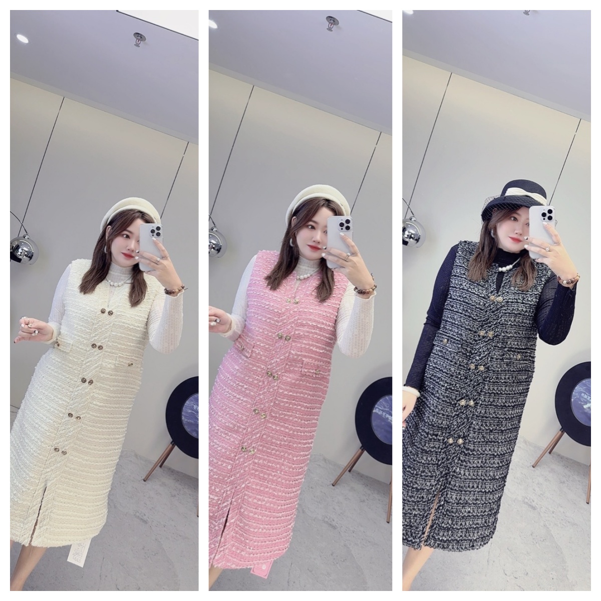 小钰胖仙【雪顶摩卡】冬日大码套装