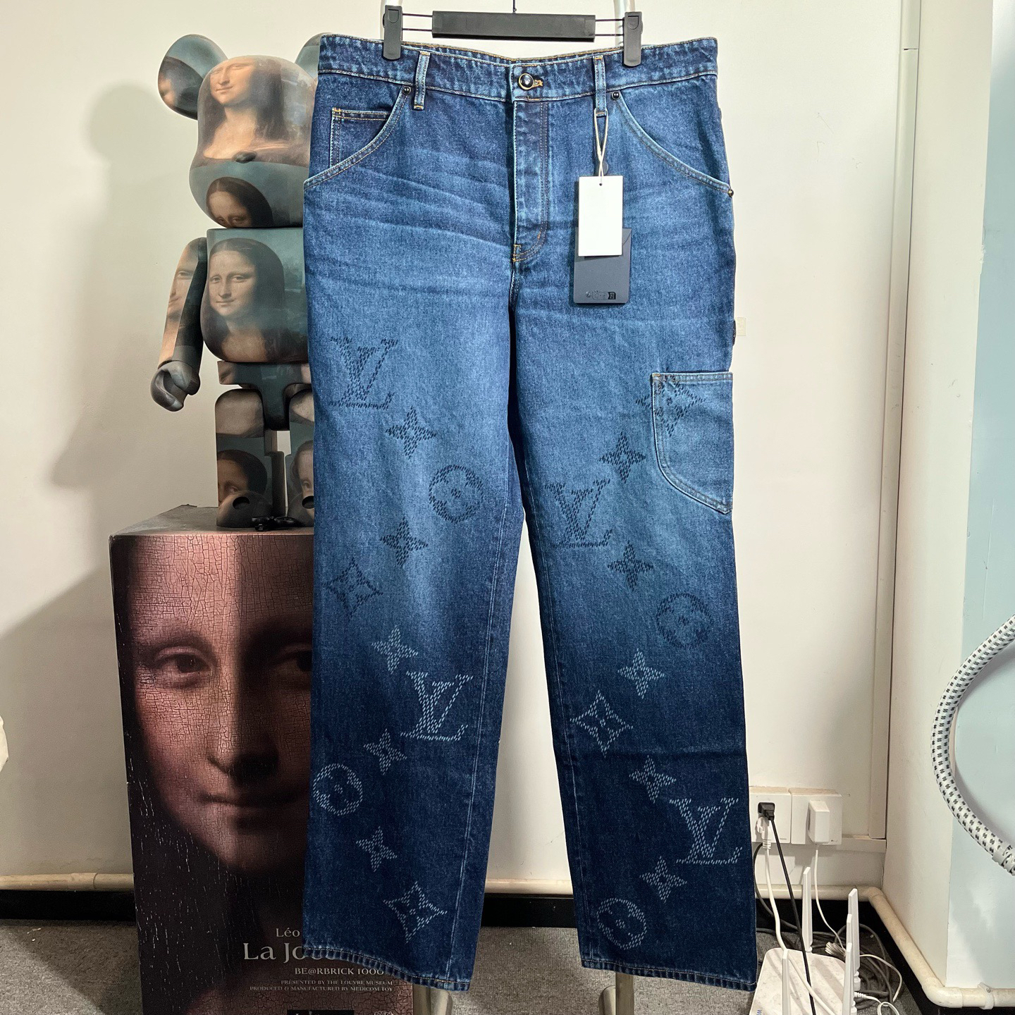 未使用 LouisVuitton/路易威登 26年新款老花牛仔裤 V2115尺码34