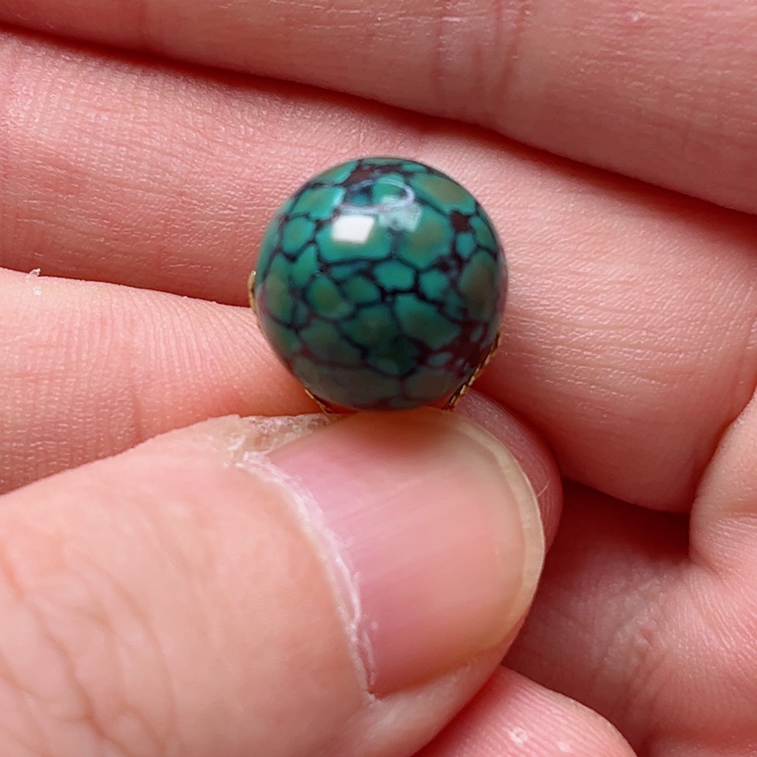 绿松石13.1圆珠未镶嵌