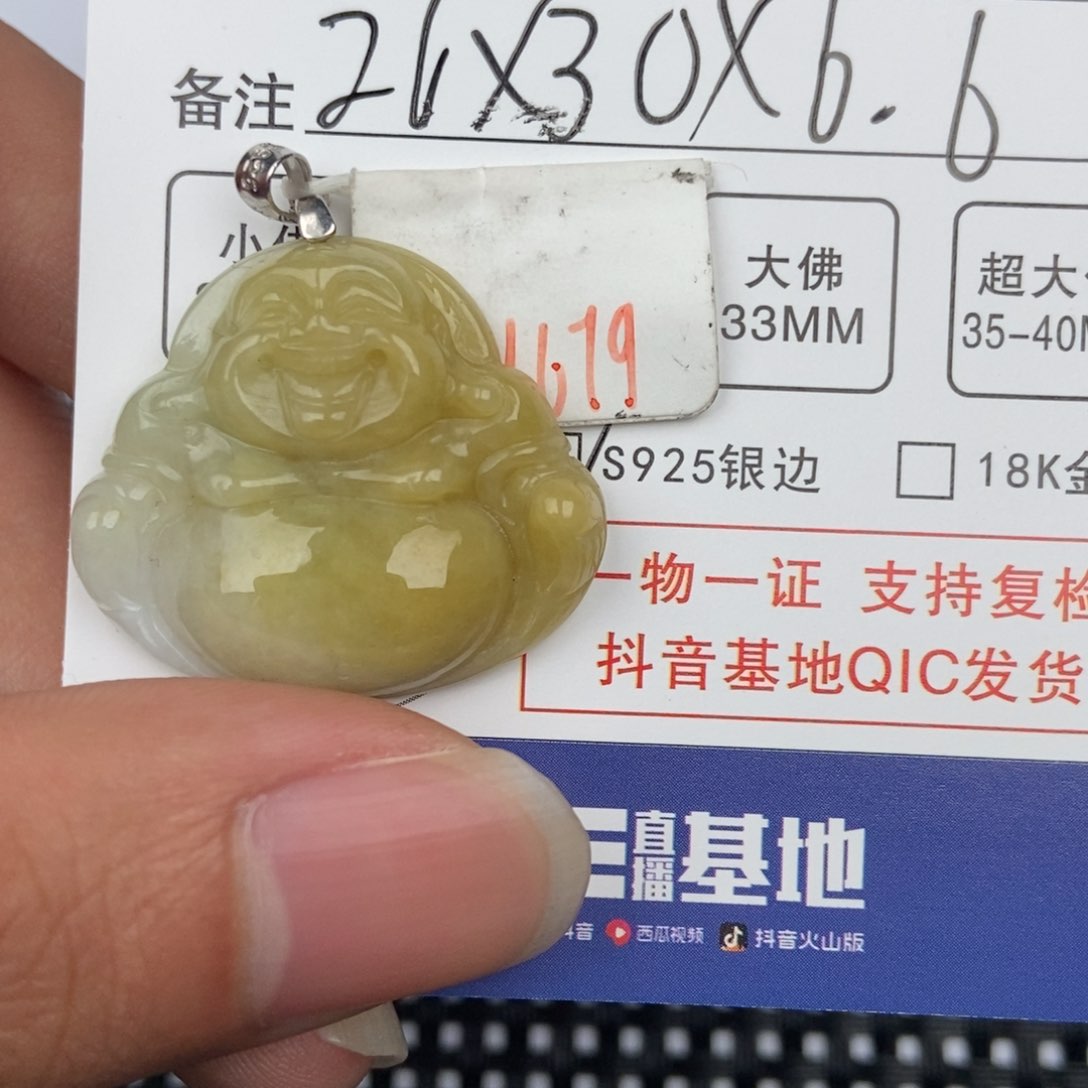 翡翠颈饰未镶嵌吊坠