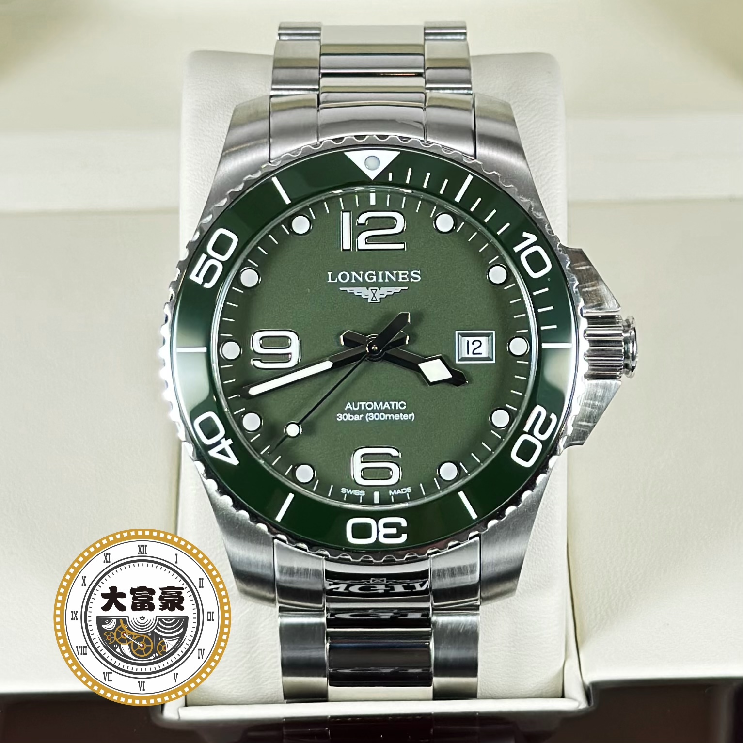 99新 Longines/浪琴 浪琴康卡斯系列L3.782.4.06.6 2023年全套