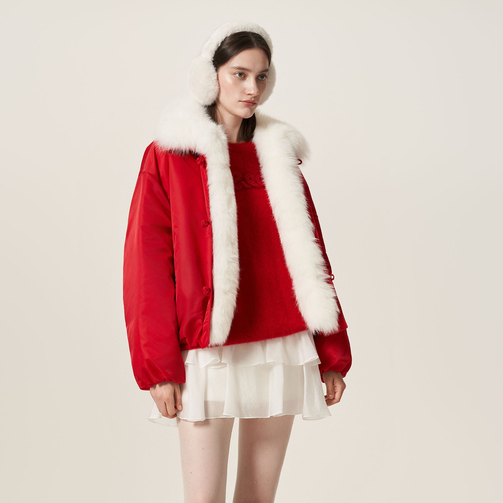 COCOON/可可尼盘扣羽绒服25412AF153104041