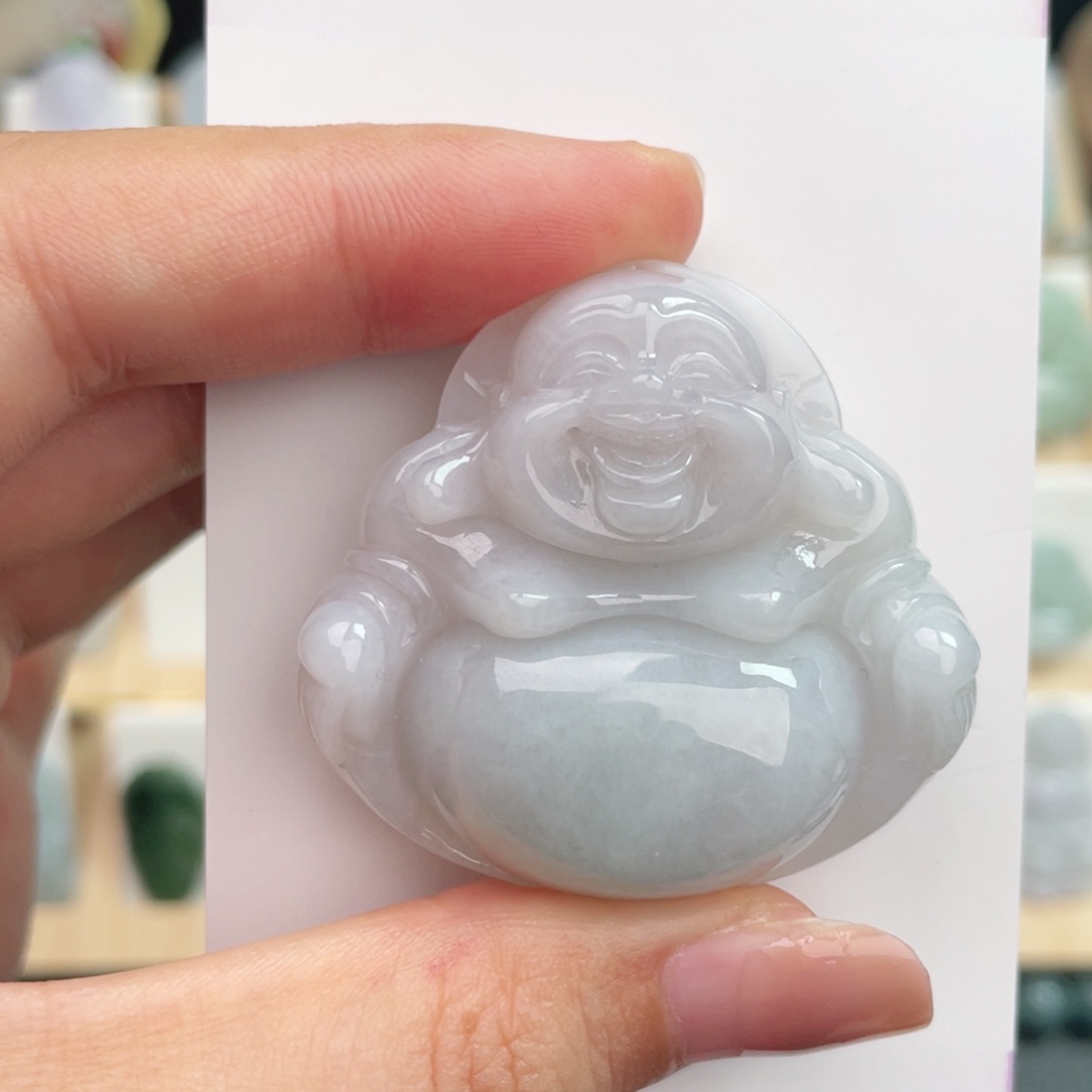 颈饰未镶嵌翡翠佛公