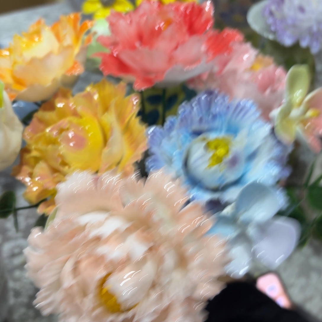 满20发爱退拉黑陶瓷花3095