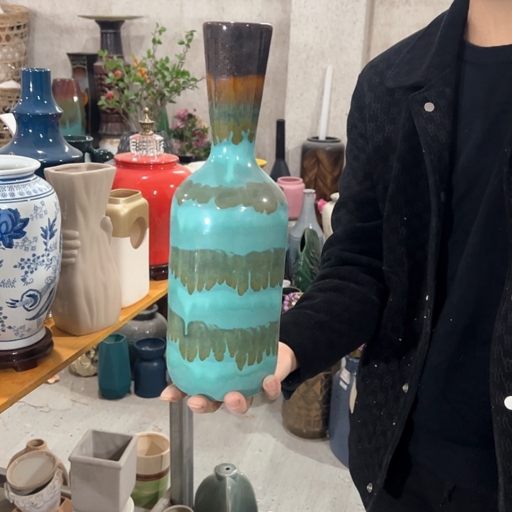 瓶高度35厘米口径5厘米微瑕捡漏