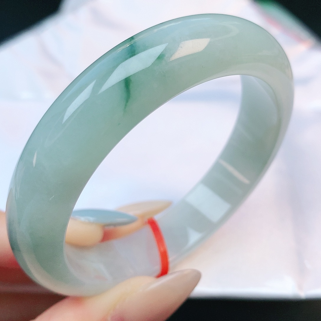未镶嵌手镯翡翠53圈口700006