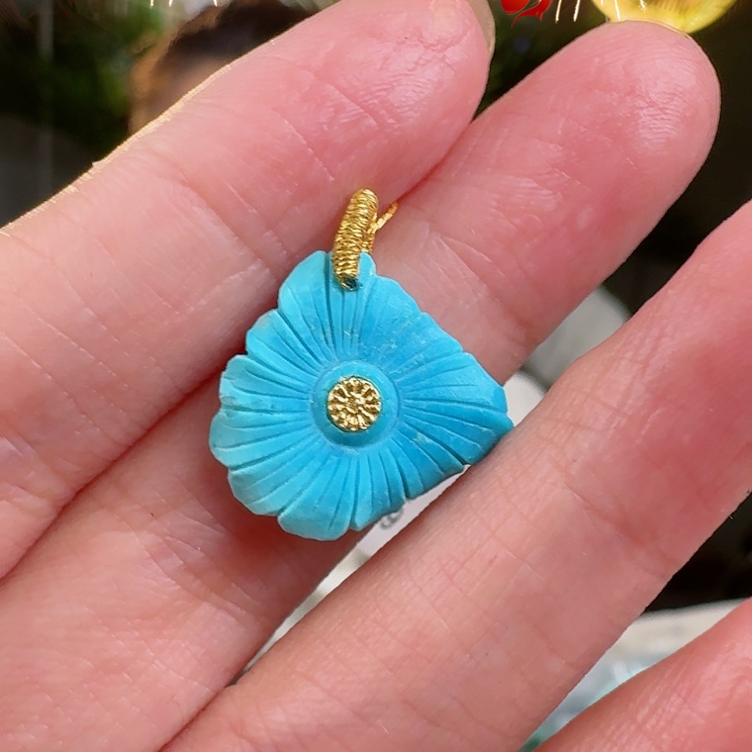 绿松石珠宝奇石未镶嵌