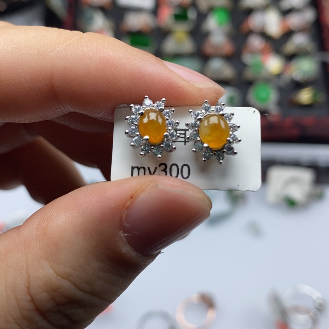 梦***铃翡翠未镶嵌戒指1111