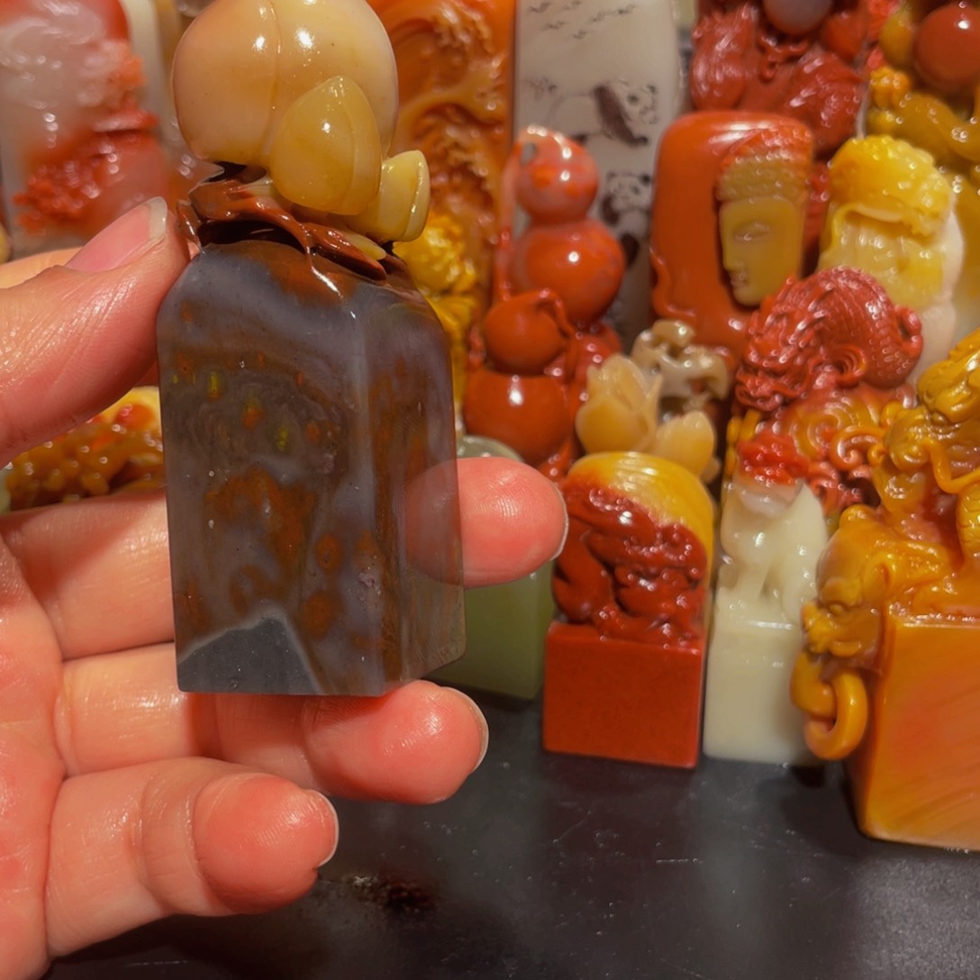 寿山石印石精美寿山