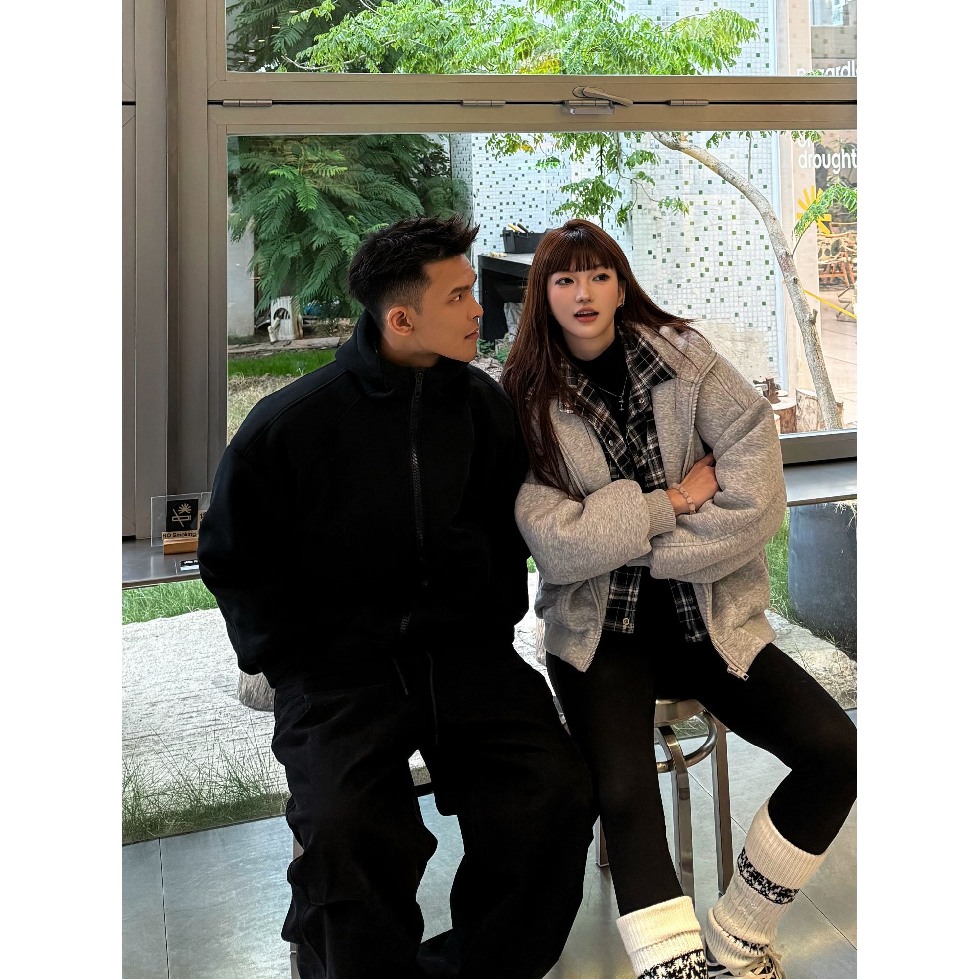 【Mark马克】90白鸭绒美式假两件连帽加厚冬季抗寒保暖情侣百搭外套