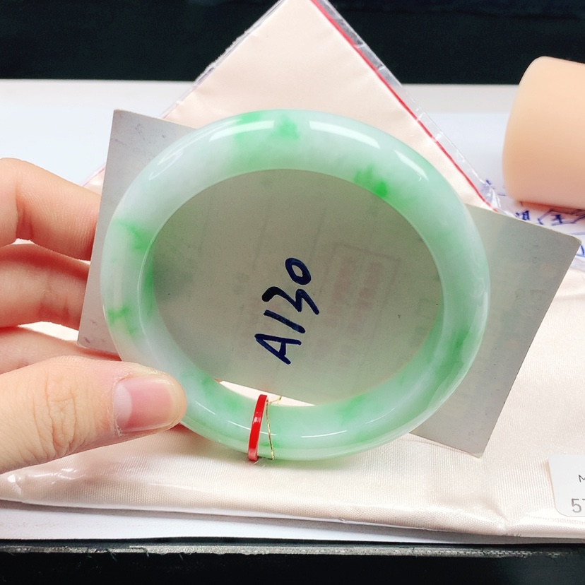 【闪购商品】翡翠手镯未镶嵌天然缅甸a货手镯57+