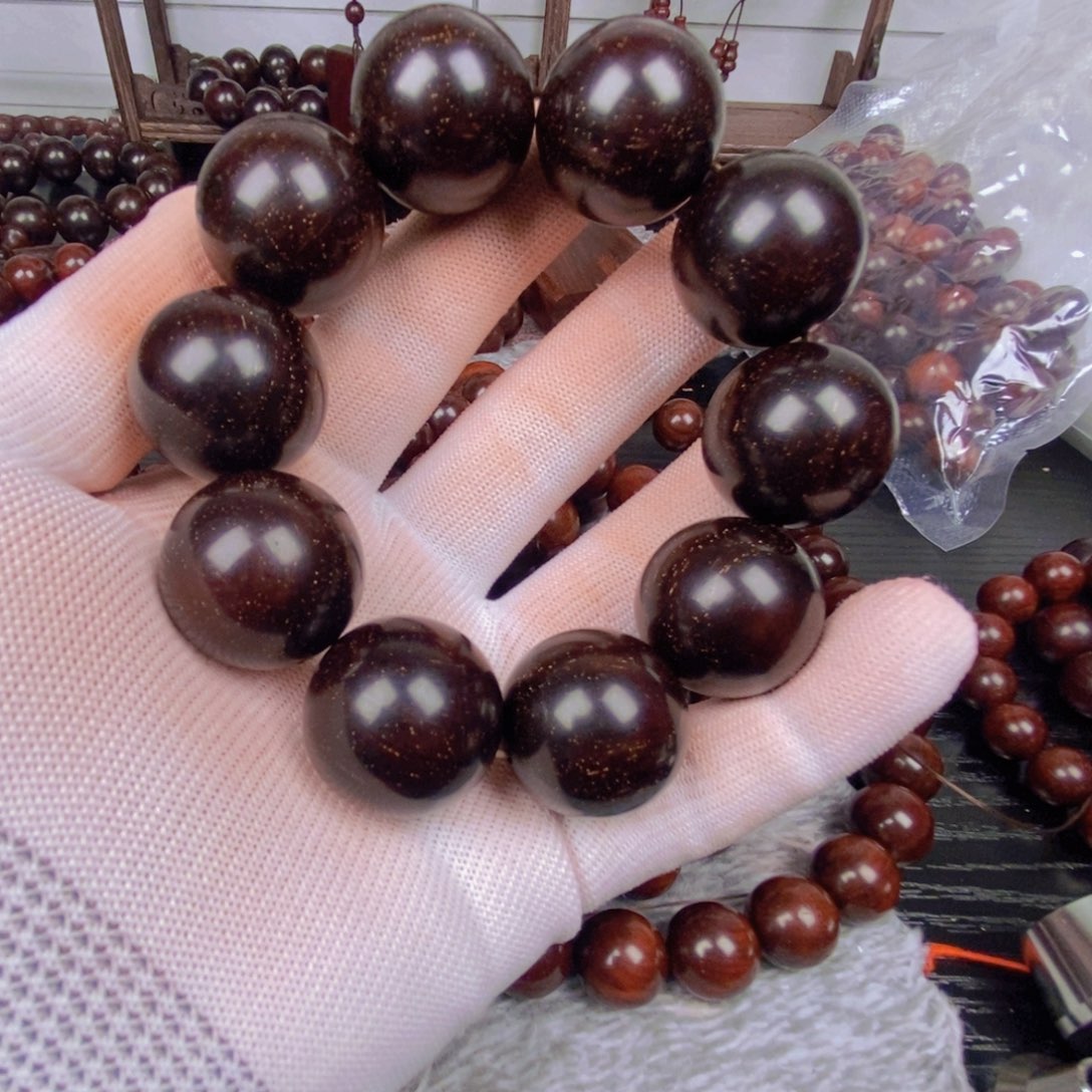 檀香紫檀（小叶紫檀）手串/手链大****9