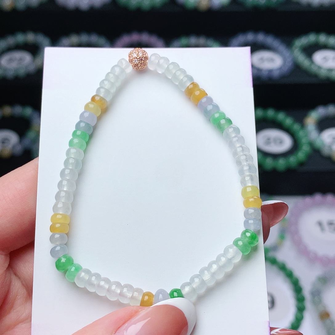 翡翠手链未镶嵌翡翠