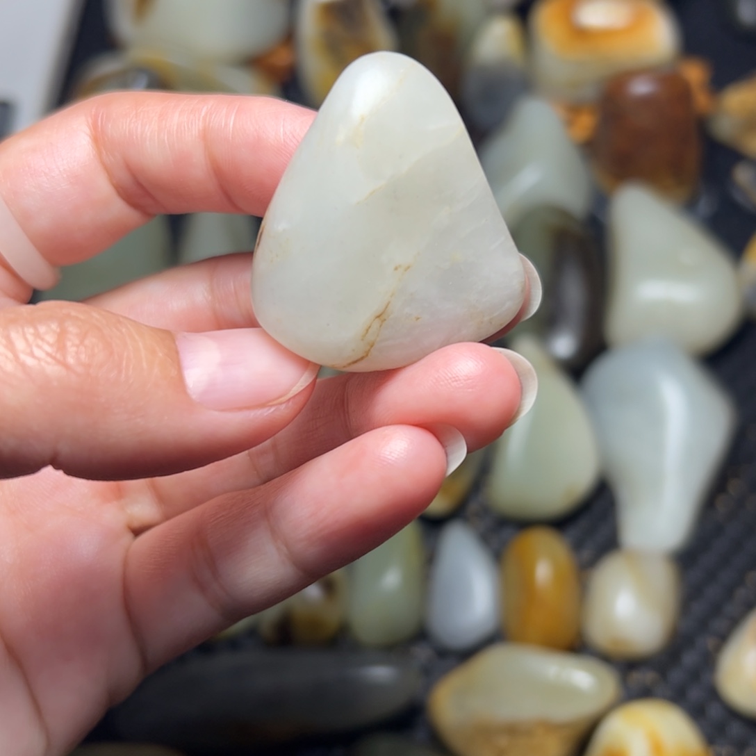 和田玉未镶嵌挂件16