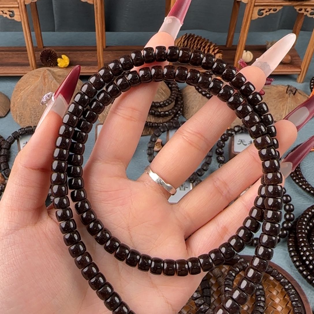 椰蒂吊坠讨***根7×5直切手串