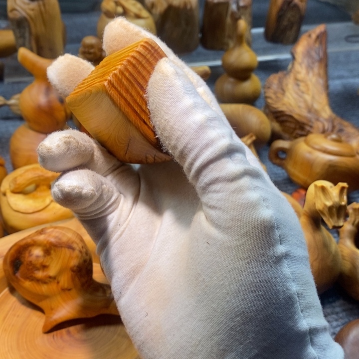 柏木（崖柏）陈化老料把件手串